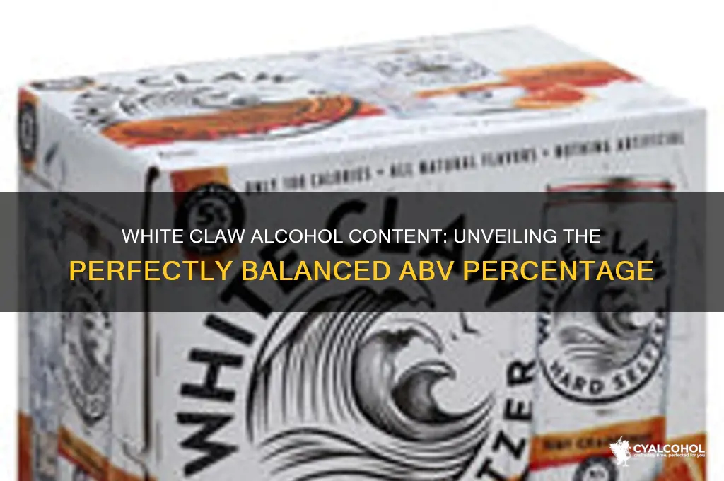 What Percentage Are White Claws