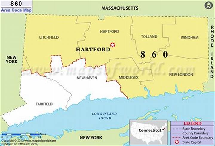 Area Code 860 in Connecticut: What It Covers, How to Use It