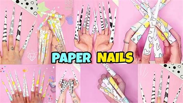 How to Make Nails with Paper: a Step-by-Step Craft Guide