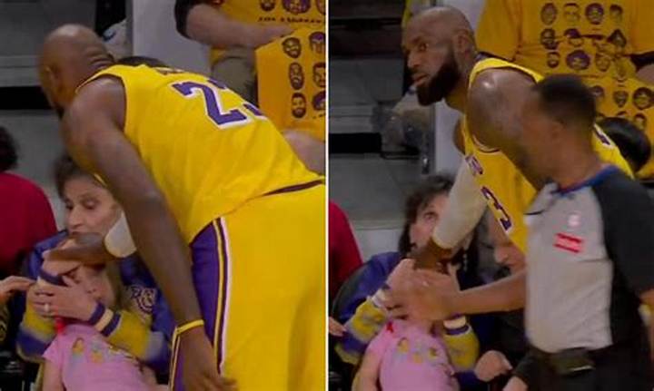 Lebron James Accidentally Hit a Young Girl with the Ball—What Happened