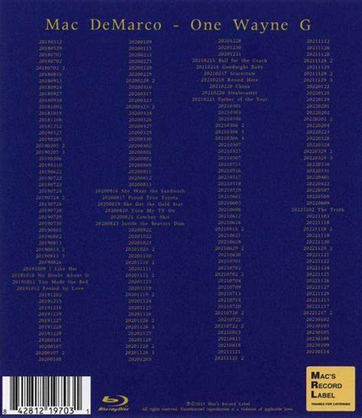 Mac Demarco Birthday Song List: the Tracks Fans Actually Play