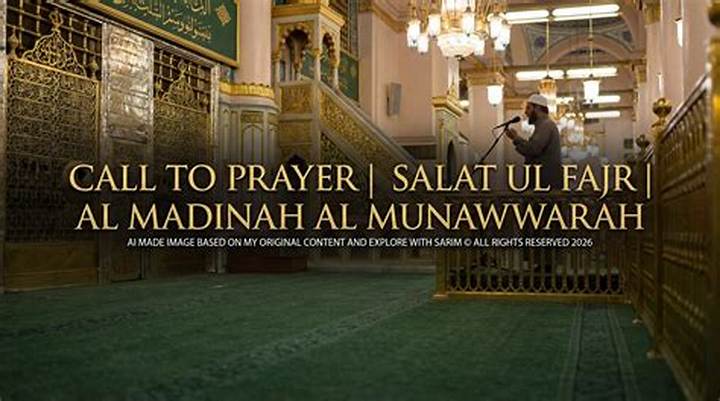 موعد اذان الفجر المدينة المنورة: دليل سريع لأوقات الفجر اليوم