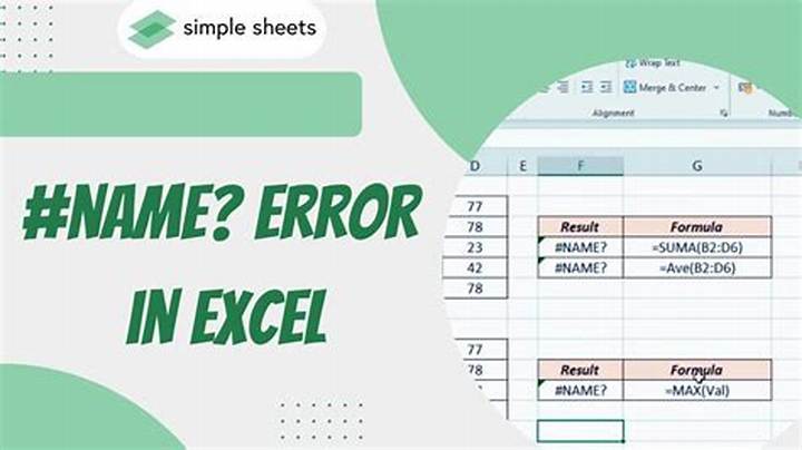 Excelの「#Name? 」エラーとは？原因と直し方を実例で解説