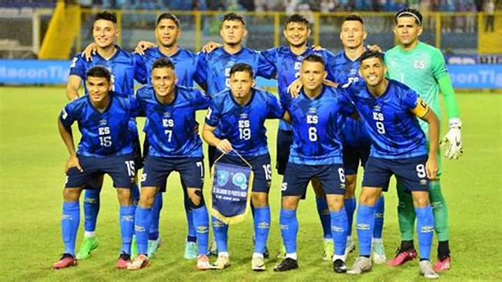 Posiciones De Selección De Fútbol De El Salvador: Guía Para Seguir La Tabla