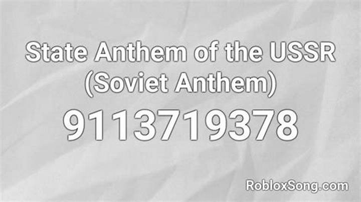 Soviet Anthem Earrape Roblox Id: How to Find It Safely and Play It Fast