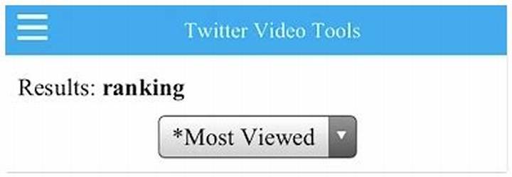 ツイッター保存数ランキングとは？ついびでおで人気動画を探す方法