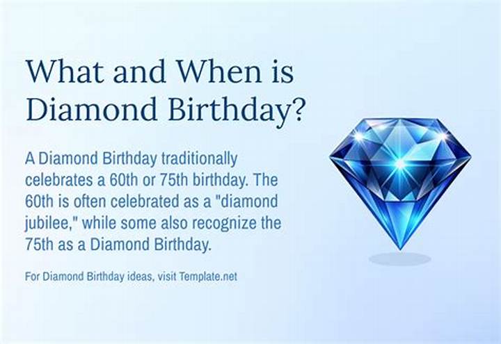 What Is a Diamond Birthday? Meaning, Traditions, and How to Celebrate
